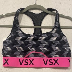 Victoria's Secret VSX Black and Pink Camo Sports Bra